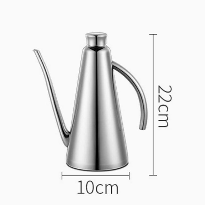 Bottiglia for la conservazione della cucina con vaso for olio in acciaio inossidabile, senza bottiglia for salsa di soia sospesa, serbatoio for aromatizzante for condimenti
