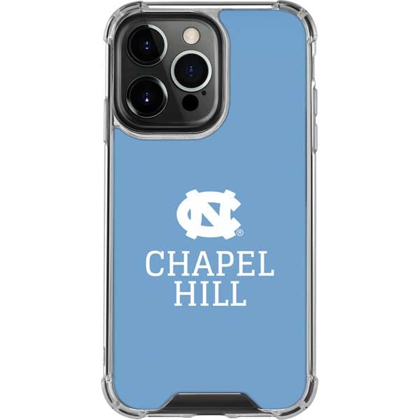Skinit Clear Phone Case Compatible with iPhone 14 Pro - Officially Licensed University of North Carolina UNC Chapel Hill Design