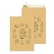 Versandtaschen C4 Haftklebend Muster | große Briefumschläge 110g / m² ohne Fenster für A4 | Maxibrief Großbrief Kuvert Umschläge Envelope | Versandtaschen Warensendung (Weihnachten, 25)