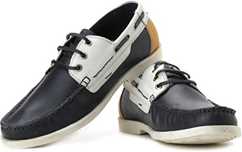 Allen Solly Boat Shoes (Navy, Yellow 