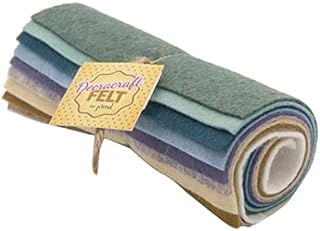 Wool Blend Felt Pieces in a Roll Mix 4 - per Pack of 10