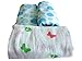 Amazrock Baby Muslin Swaddle Blankets - Soft 100% Cotton | 2 Large Baby Swaddle for Quality Baby Comfort & Sleep | Muslin Swaddling Blankets (Elegant White-Blue (100% Cotton))