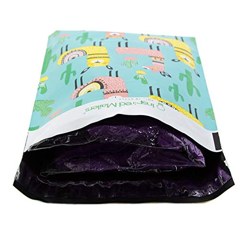 Image of Inspired Mailers - Poly Mailers 6x9-100 Pack - Llamas Print - Cute Shipping Bags - 6x9 Polymailers - 6x9 Poly Bags for Shipping - Small Mailers 6x9 - Poly Shipping Bags