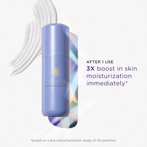 Tatcha The Dewy Serum | Plumping & Smoothing Treatment, 3-In-1 Serum Gently Smooths, Plumps & Locks In Moisture | 1 Oz #TOP7