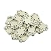 Hxchen 20Pcs White Surface Mount SMD CR2032 Horizontal Coin Button Battery Holder Cell Battery Container Case Power Strips Socket Case