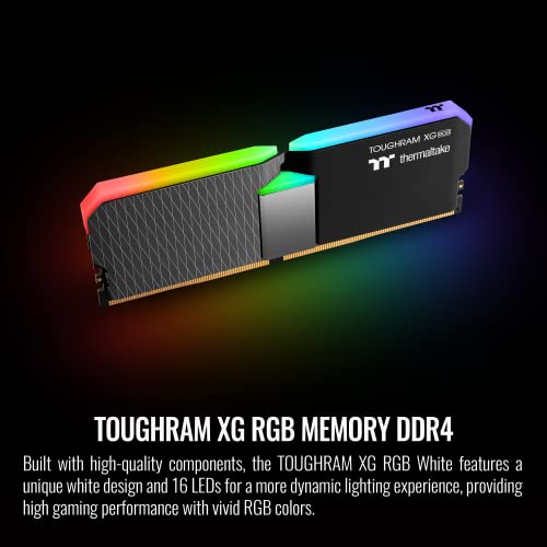 Image of Thermaltake TOUGHRAM XG RGB DDR4 3600MHz 64GB (32GB x 2) 16.8 Million Color RGB Alexa /Razer Chroma /5V Motherboard Syncable RGB Memory R016R432GX2-3600C18A