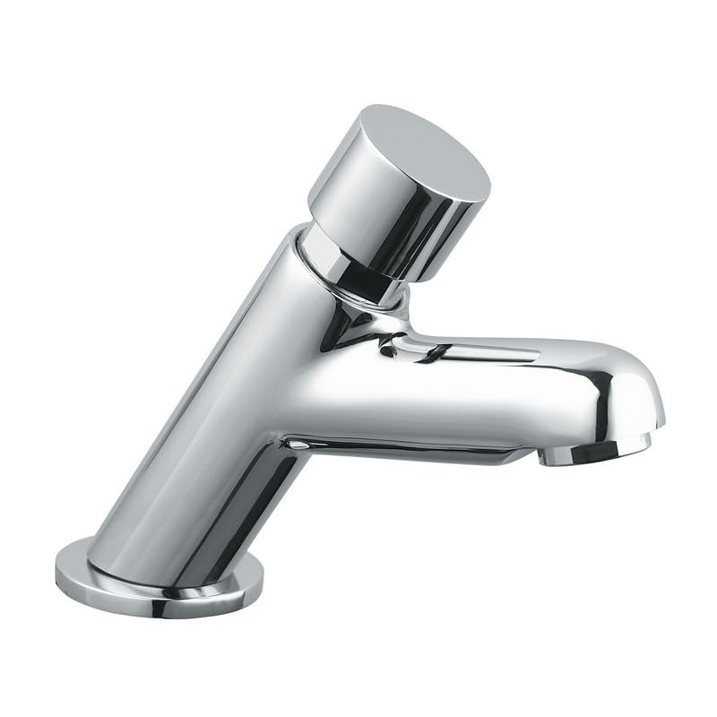 Grifo de lavabo temporizado serie MODERN con mando pulsador y premezclador mecánico incluido - Idral