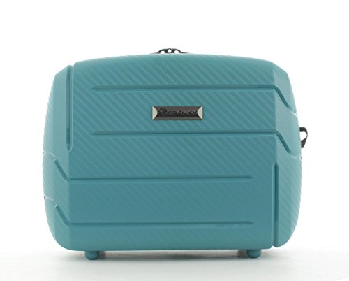 Preisvergleich Produktbild Franky Beautycase Handgepäck Kosmetikkoffer Aqua