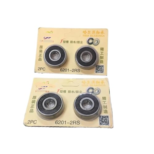Rodamiento rígido de bolas 6000RS EMQ resistente para motos 2 uds 3