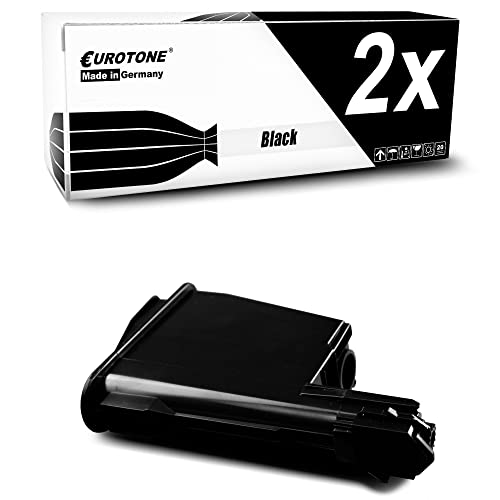 Toner TK1115 compatible Kyocera par Eurotone | Lot de 2 cartouches pour imprimante FS1041 FS1220