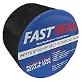 FastSeal RV Roof Tape, 4" x 50' Black, RV Sealant Tape for Camper Roof Repair, Trailer Roof Sealant, Stop Camper Roof Leaks, UV-Resistant - Eternabond Equivalent (4" x 50', Black)
