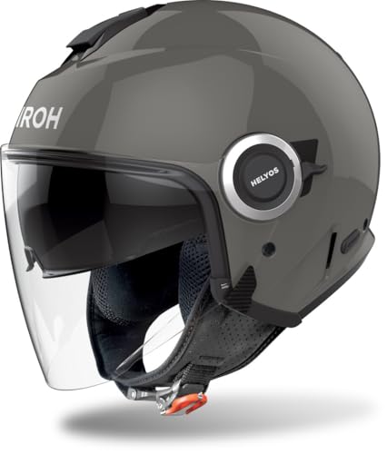 AIROH CASCO JET HELYOS COLOR DARK GREY GLOSS XS