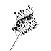 Neck Lock Great Workmanship Guitar Spring Stabilizer, Bridge System, for Guitar Lovers Beginner (Silver)