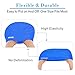 Aegend Swim Caps for Long Hair, Durable Silicone Swimming Caps for Women Men Adults Youths, Easy to Put On and Off, Waterproof Swim Hats Bathing Caps to Keep Hair Dry, 2 Pack, Black Blue