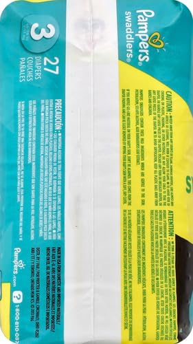 Image of Pampers Swaddlers Diapers Size 3 27 Count