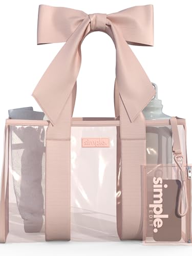 Simple Edit Beach Tote with Bow Strap