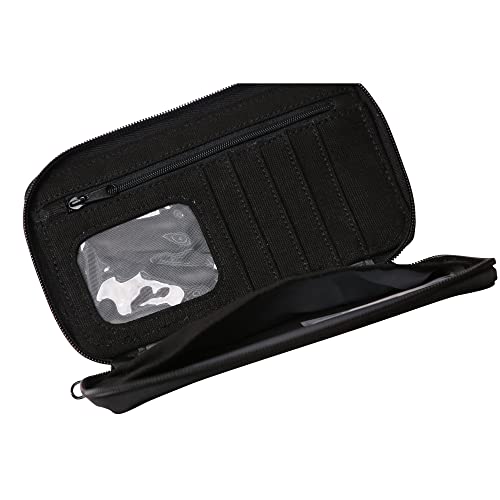 Kavu Go Time Bi-Fold Crossbody Wallet With Rope Strap - Black #TOP4