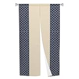 XMJJKUF Noren - Cortina japonesa para puerta, 86 cm de ancho x 122