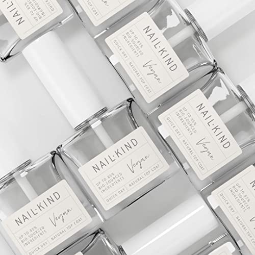 NAILKIND Clear Nail Polish - Mist You Clear Top Coat - High-Gloss Extra-Wear Nail Varnish - Vegan Nail Lacquer Peta Certified Cruelty Free - Quick Drying Long Lasting Chip Resistant Manicure - 8ml - Image 3