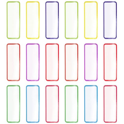 Étiquettes magnétiques réutilisables 8,1x3 cm de bureau