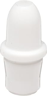 Wheaton 242410 White Polyethylene Dropping Bottle Tip for 8-425 Screw Cap and 1-3mL Dropper Bottle, 8mm Diameter (Case of 100)