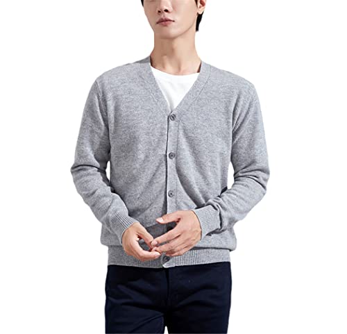 Gilet homme mérinos gris M Haitpant pour un style chaud et décontracté au bureau