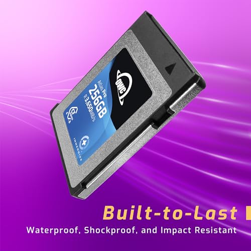OWC Tarjeta de memoria Atlas Pro CFexpress 4.0 tipo B de alto rendimiento de 256 GB, grado profesional, hasta 3000 MB/s de escritura, lectura de 3650 MB/s, captura hasta 6 K de video de alta tasa de - imagen 3