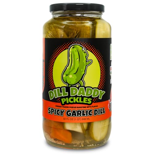 Spicy Garlic Dill Daddy Pickle, Pickle Spears (32 oz)