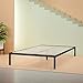 Zinus Mia Metal Platform Bed Frame Futon Mattress, Twin, Black