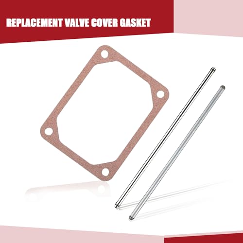GKmow 3 PCS Car Valve Cover Gasket, Rocker Cover Gasket with 2 Putters, Good Seal Replacement 690981 & 690982 for Briggs and Stratton 690971 Replacement, Universal for Most Auto Accessories (Pink)