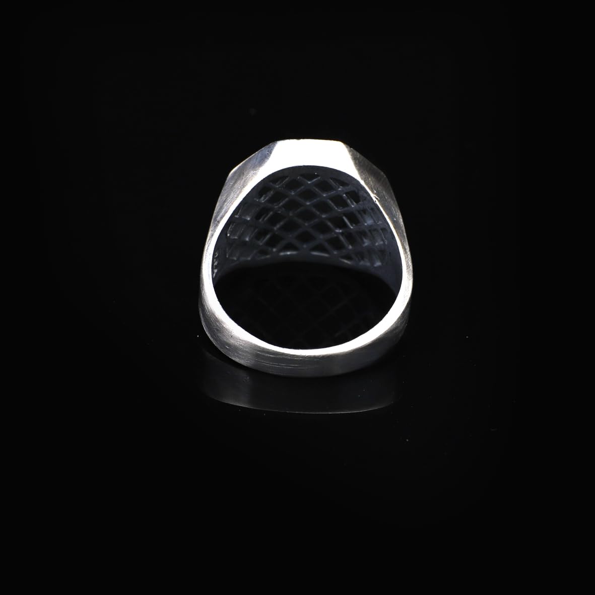 Anello dell’Ape da Uomo in Argento 925 | Anello con Sigillo Inciso e Lucido | Fatto a Mano per Mignolo | Anello di Fidanzamento + Panno Pulizia Argento (28)