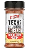 Adams Texas Style Smoked Brisket Low N’ Slow Rub, 9.89 Ounce Bottle (Pack of 1)