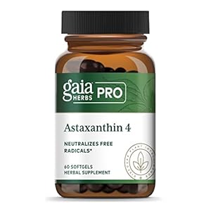 Gaia PRO Astaxanthin 4 – Immune & Skin Support Supplement – Antioxidant Activity Herbal Supplement for Immune Health…
