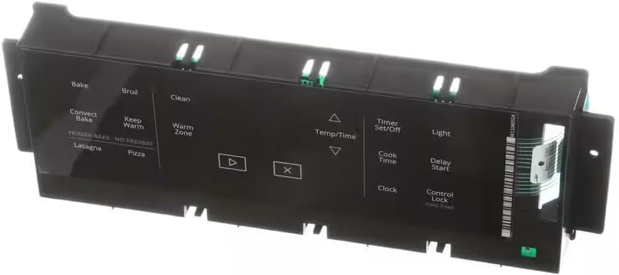 W11528249 OEM Electronic Range Touchpad and Control Panel for Whirlpool W11050785, W11182815, W11204529, W11295998, W11428374, and W11511586