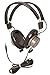 Califone 610-44 Binaural Headphone, Gray/Beige, Monaural 3.5mm Plug, Fully Adjustable Headband, Recessed Wiring for Safety, Replaceable 5