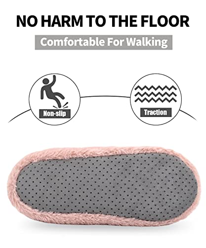 Image of DICUIRD Women's Non-Slip Gripper Slipper Socks Boot House Slippers