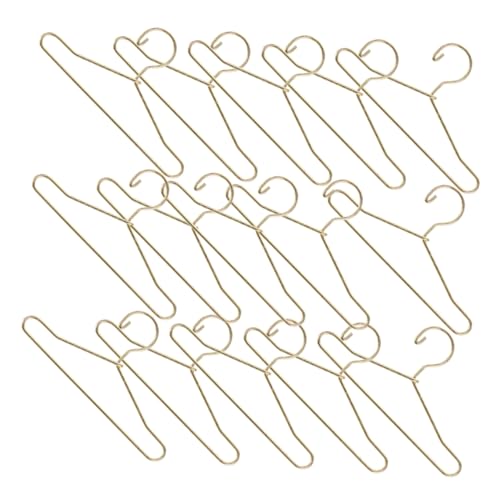OFFSCH Doll Clothes Mini Hangers 25pcs Small Dress Hangers Iron Craft Boys and Girls Creative Play