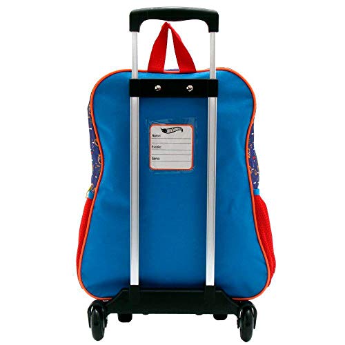 Mochila Poliéster com Rodas Hot Wheels 19M 65234 - Sestini