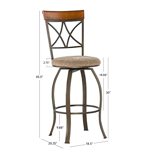 Powell Hamilton Swivel Bar Stool #TOP2
