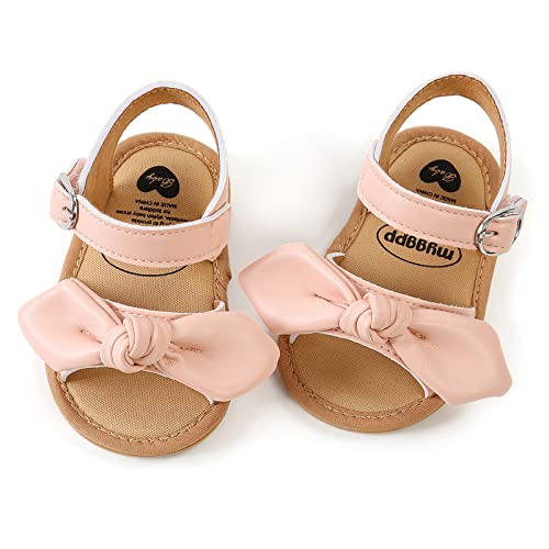 Image of Infant Baby Girls Boys Summer Sandals Premium Unisex Non Slip Rubber Soft Sole Breathable Toddler First Walker Outdoor Beach Shoes