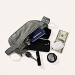 Pander RFID Blocking Travel Money Belt – Hidden Waist Pouch for Passport, Cash, Cards, Slim Belt Bag for Men and Women, - Image 3