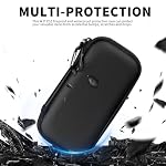 6500°F Fire-Resistant Hard Protective Travel Case,Waterproof Electronic Organizer for Anker/Jackery/RAVPower Power Bank with Fireproof Zipper,Shockproof EVA Carrying Case for Cell Phones/Earbuds - Image 5