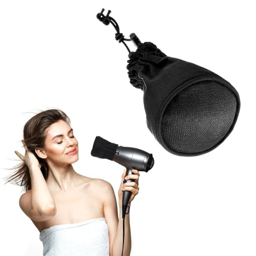 JYNXOR 1 pcs Chaussette diffuseur de sèche-cheveux, fixation pliable portable pour cheveux...