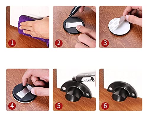 Batente de porta Batente de porta magnético forte batente de porta de metal resistente trava de port