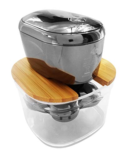 Fitsand Bamboo Shaver Rinse Stand Compatible With Skull Shaver Palm 3 Head Electric Razor, Electric Pitbull, Palm, Butterfly Kiss, Butterfly Pro And Bald Eagle Shavers #TOP5