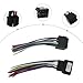 YYU Upgraded 16 Pin Radio Wiring Harness Adapter Male & Female for 2000-2005 Mercedes Benz ML320/ML500/W163/Ml320/Ml55