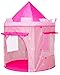 Beneyond Tende da Gioco per Bambini,Tenda per Bambini Castello Rosa,Tepee per Bambini,Tenda da Gioco per casa,Tenda da Giardino per casa da Gioco per Bambini,RE1127