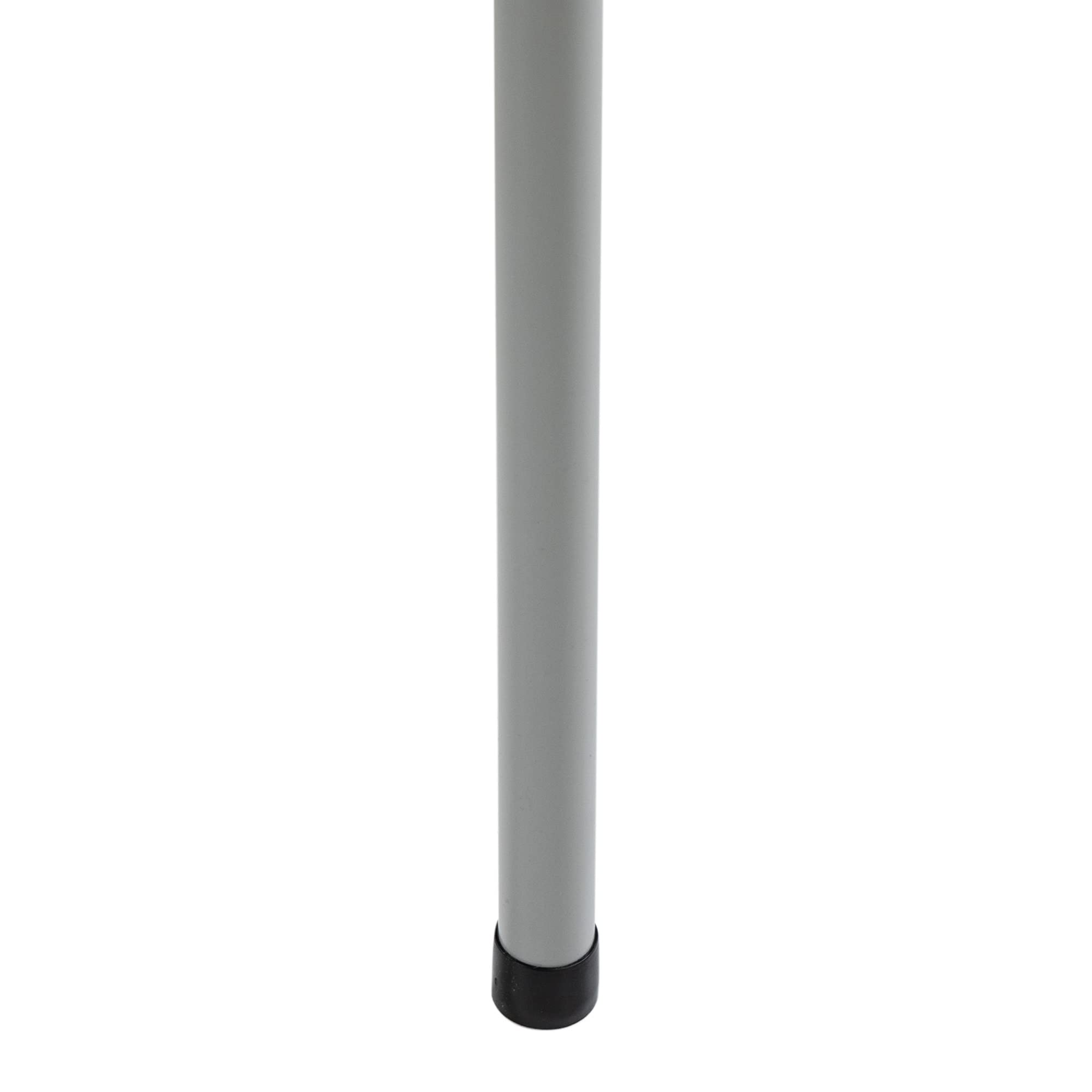 Outsunny Mesa de Camping Plegable Mesa Plegable Portátil Multifuncional con Espacio Almacenaje de Malla y Bolsa de Transporte para Jardín Balcón Patio Exterior 70x70x69 cm Plata