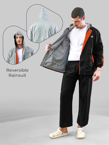 Image of LUX VENUS Reversible Rain Suit for Men.