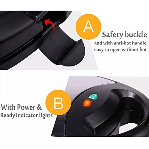 Tostiera Elettrica Professionale e Compatto, 750W